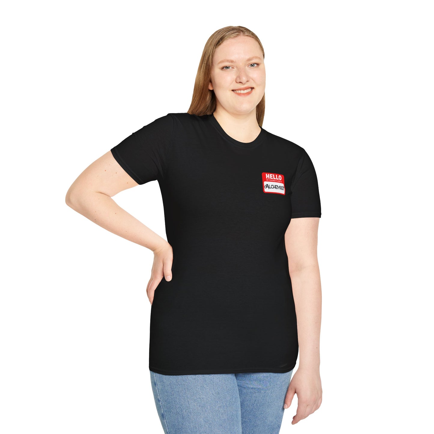 Hello My Favored Class Is Alchemist Unisex Softstyle T-Shirt