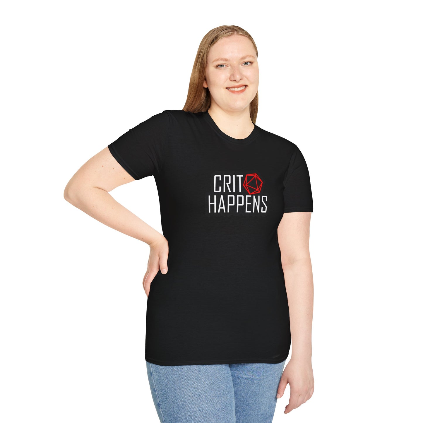 Crit Happens Unisex Softstyle T-Shirt