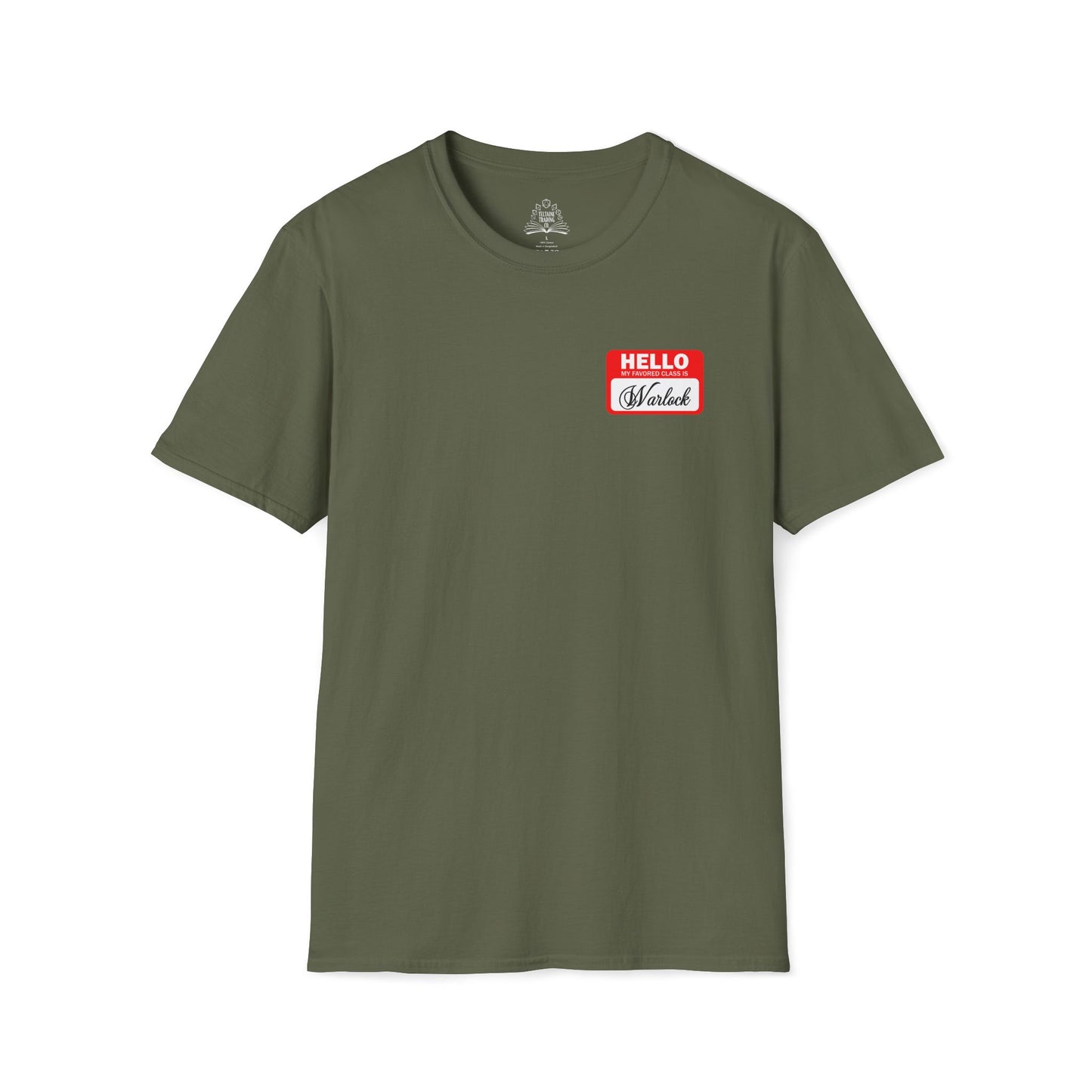Hello My Favored Class Is Warlock Unisex Softstyle T-Shirt