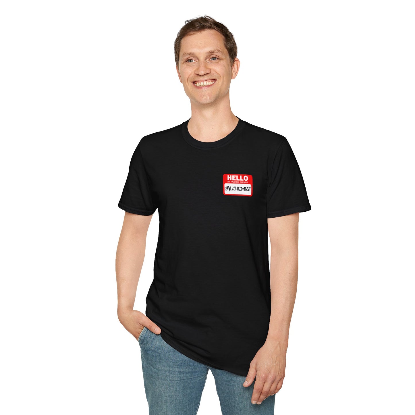 Hello My Favored Class Is Alchemist Unisex Softstyle T-Shirt