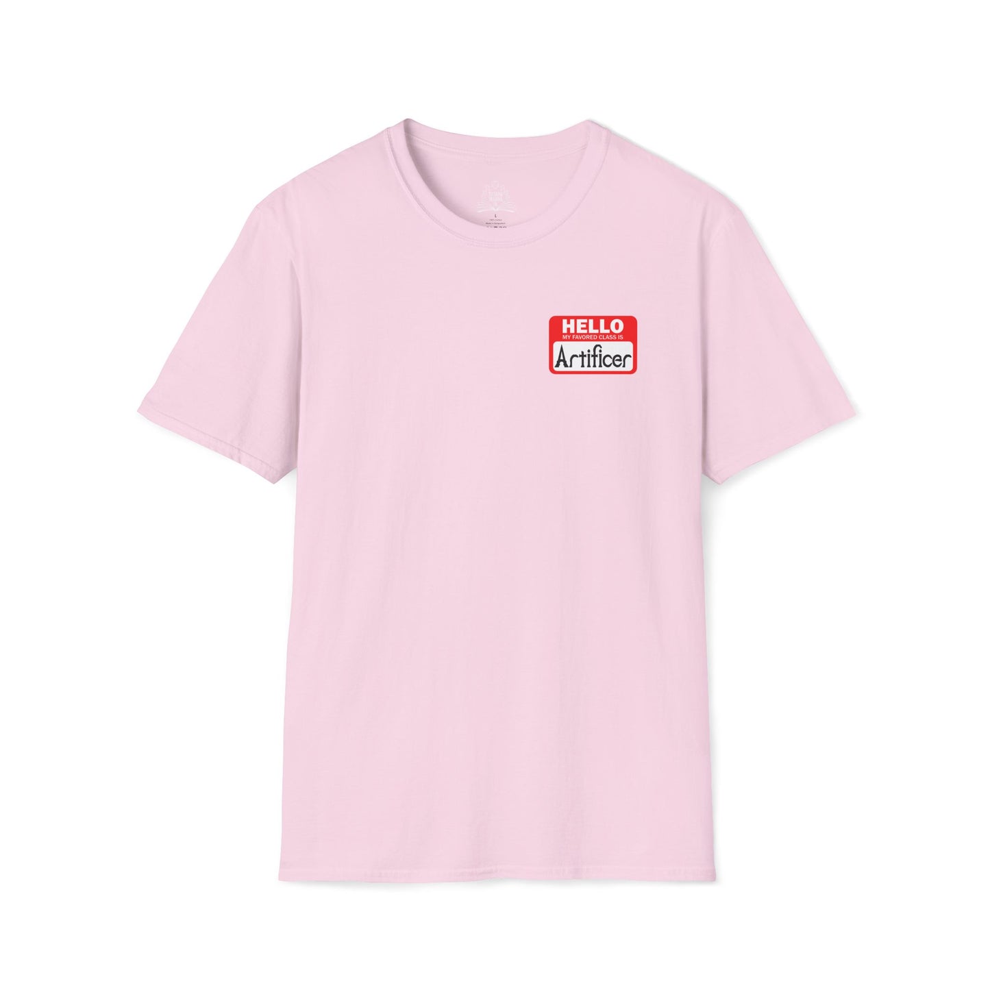 Hello My Favored Class Is Artificer Unisex Softstyle T-Shirt