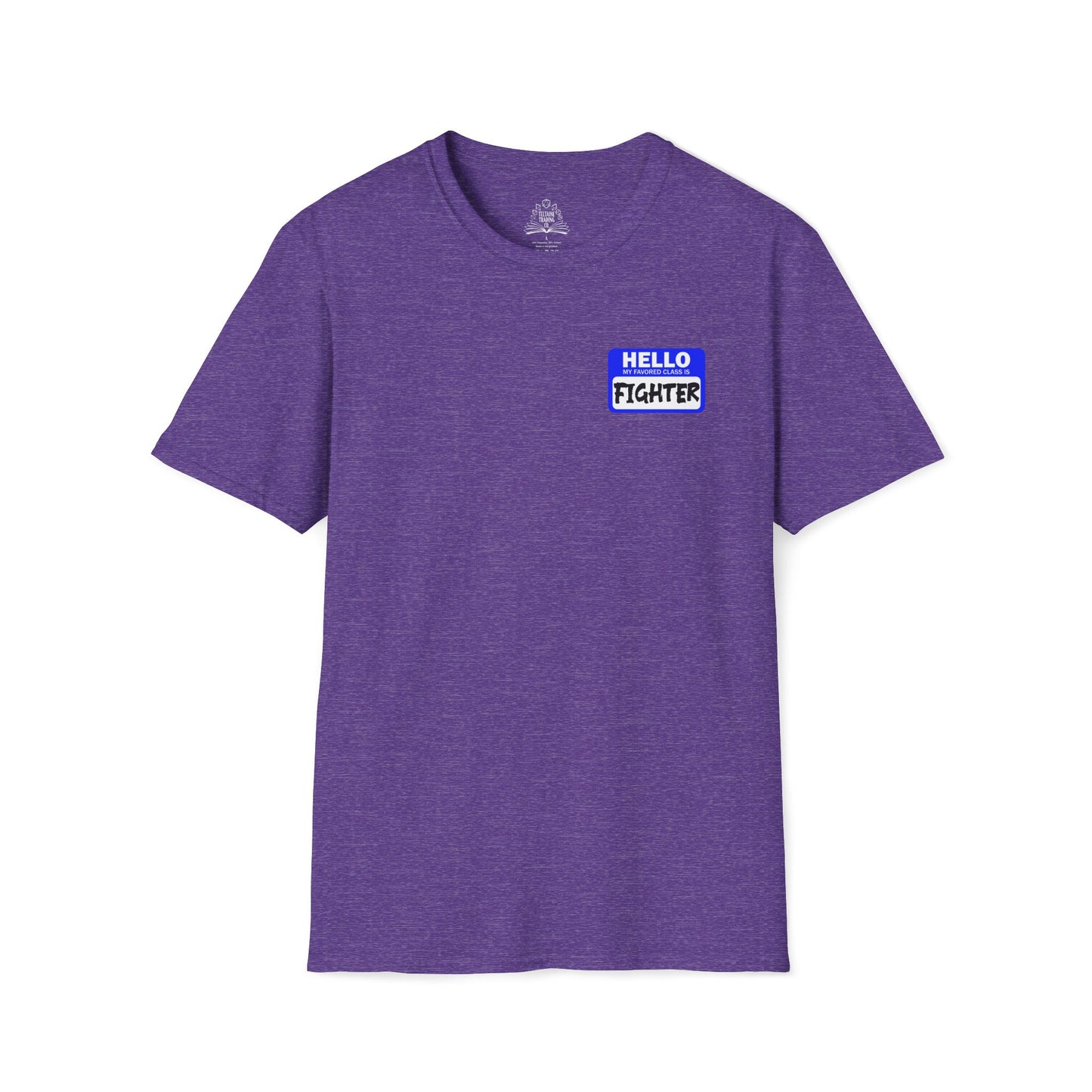 Hello My Favored Class Is Fighter Unisex Softstyle T-Shirt
