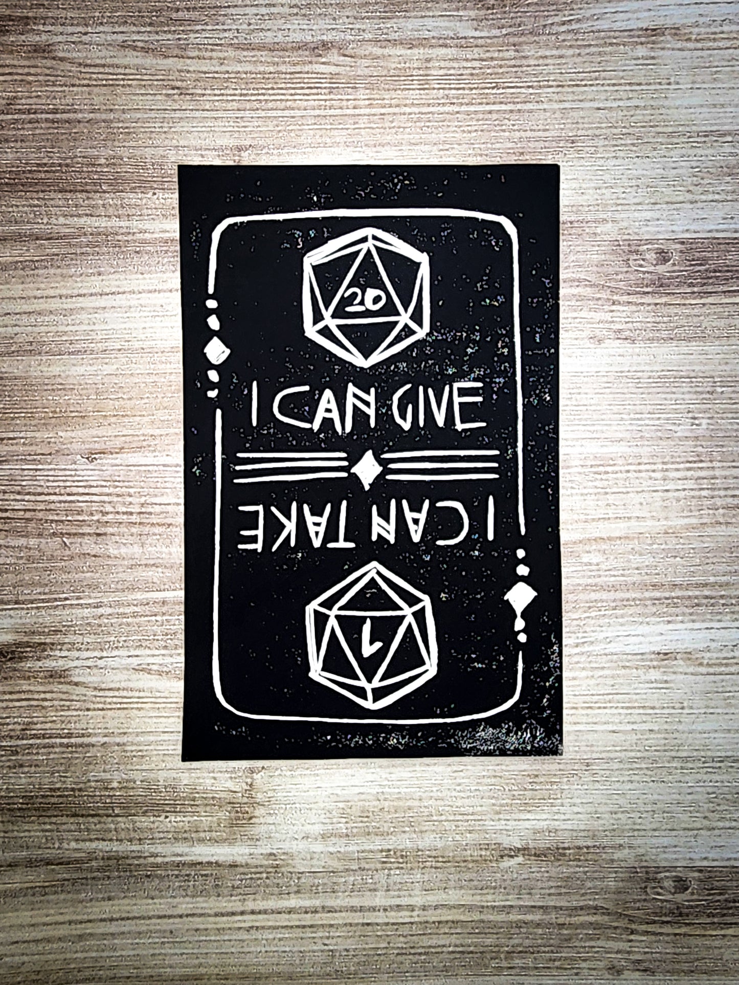 I Can Give I can Take Print