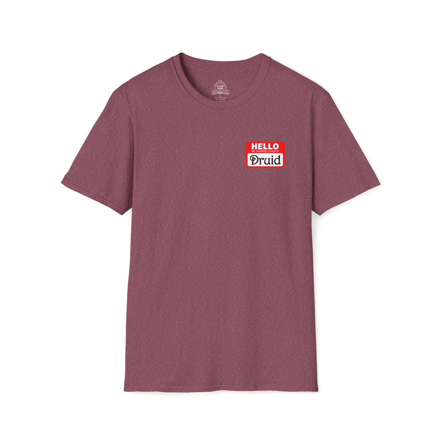 Hello My Favored Class Is Druid Unisex Softstyle T-Shirt