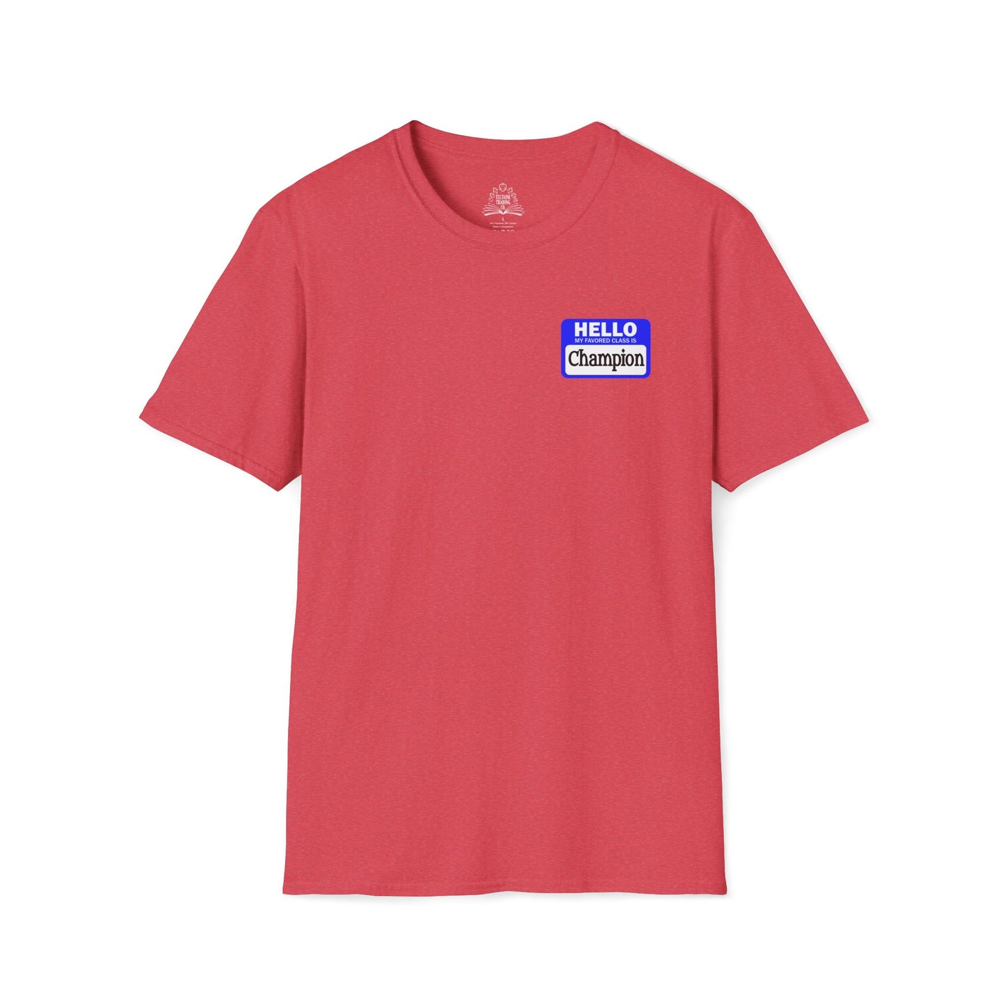 Hello My Favored Class Is Champion Unisex Softstyle T-Shirt