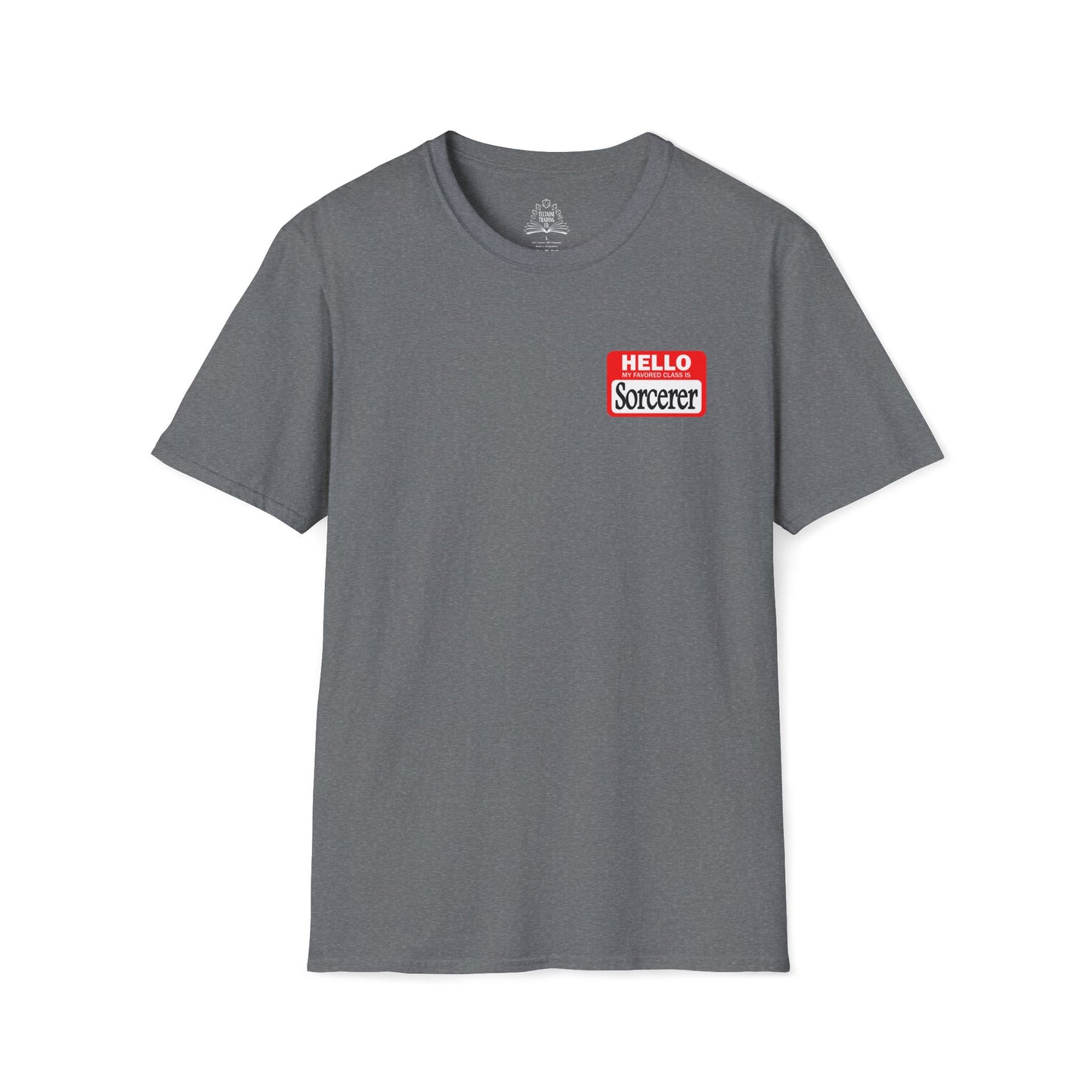 Hello My Favored Class Is Sorcerer Unisex Softstyle T-Shirt