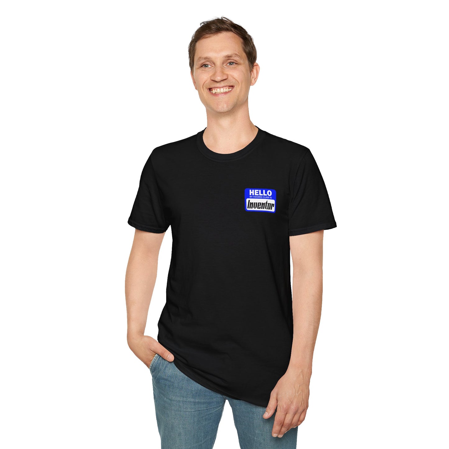 Hello My Favored Class Is Inventor Unisex Softstyle T-Shirt