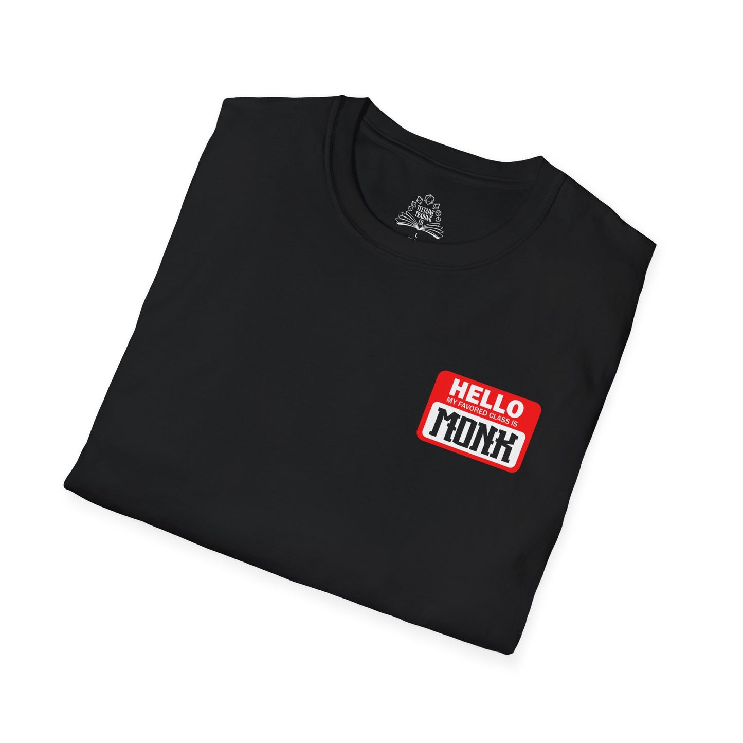 Hello My Favored Class Is Monk Unisex Softstyle T-Shirt