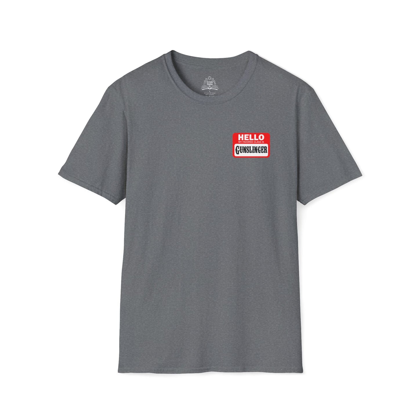 Hello My Favored Class Is Gunslinger Unisex Softstyle T-Shirt