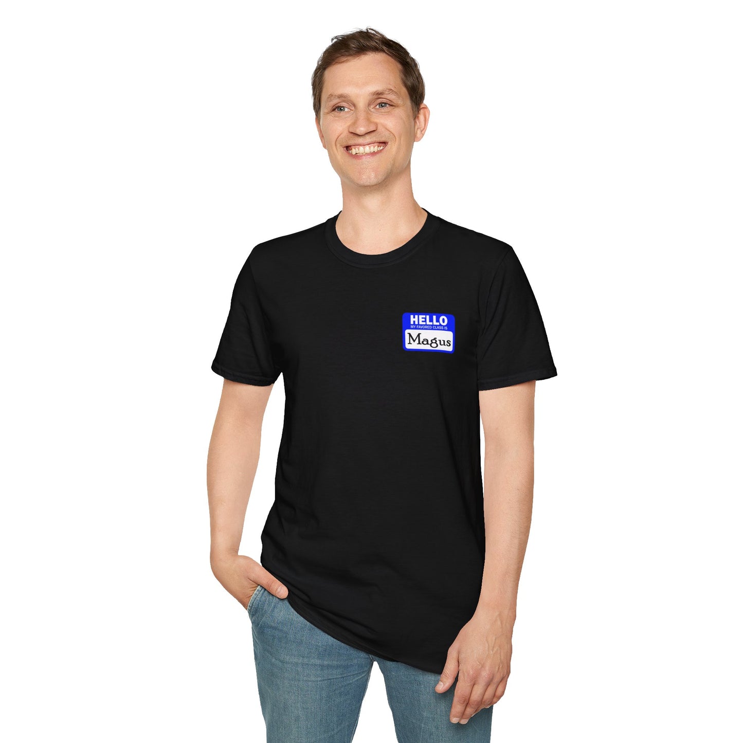 Hello My Favored Class Is Magus Unisex Softstyle T-Shirt
