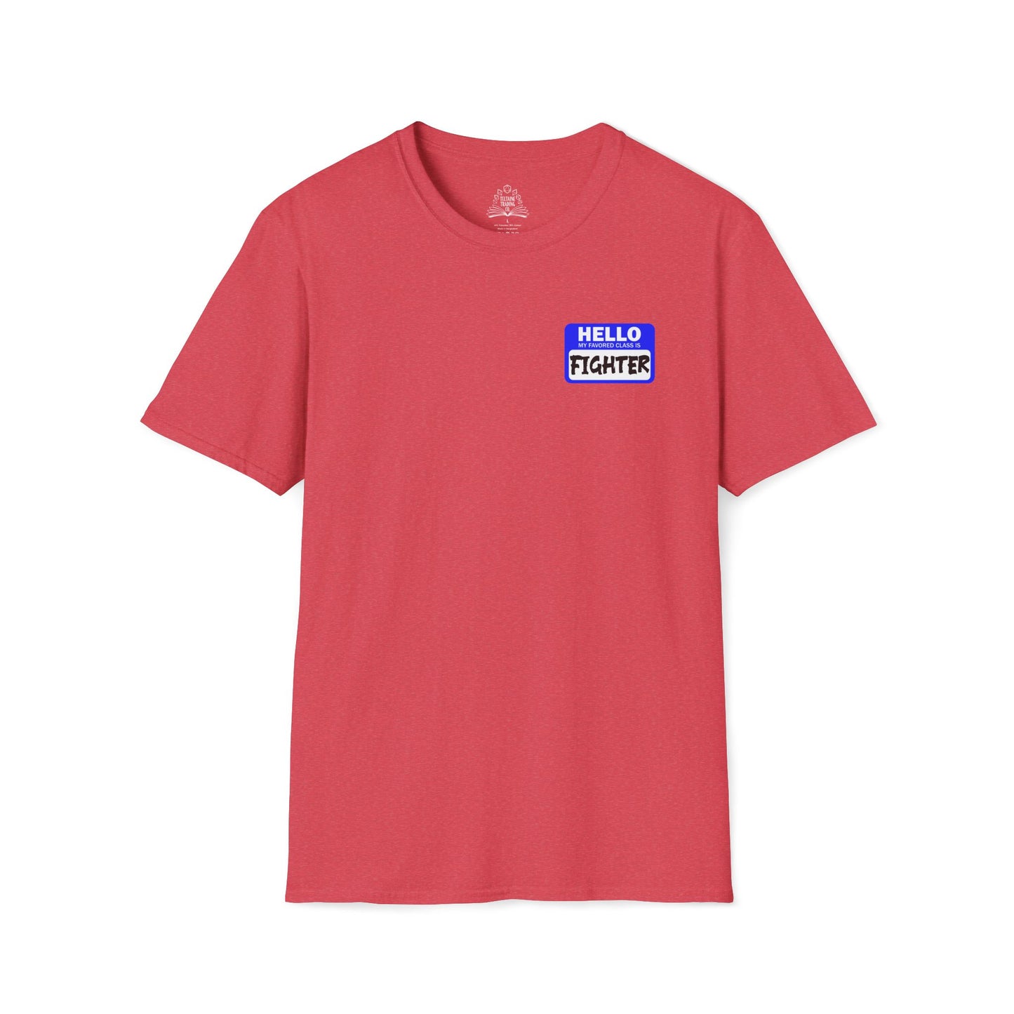 Hello My Favored Class Is Fighter Unisex Softstyle T-Shirt