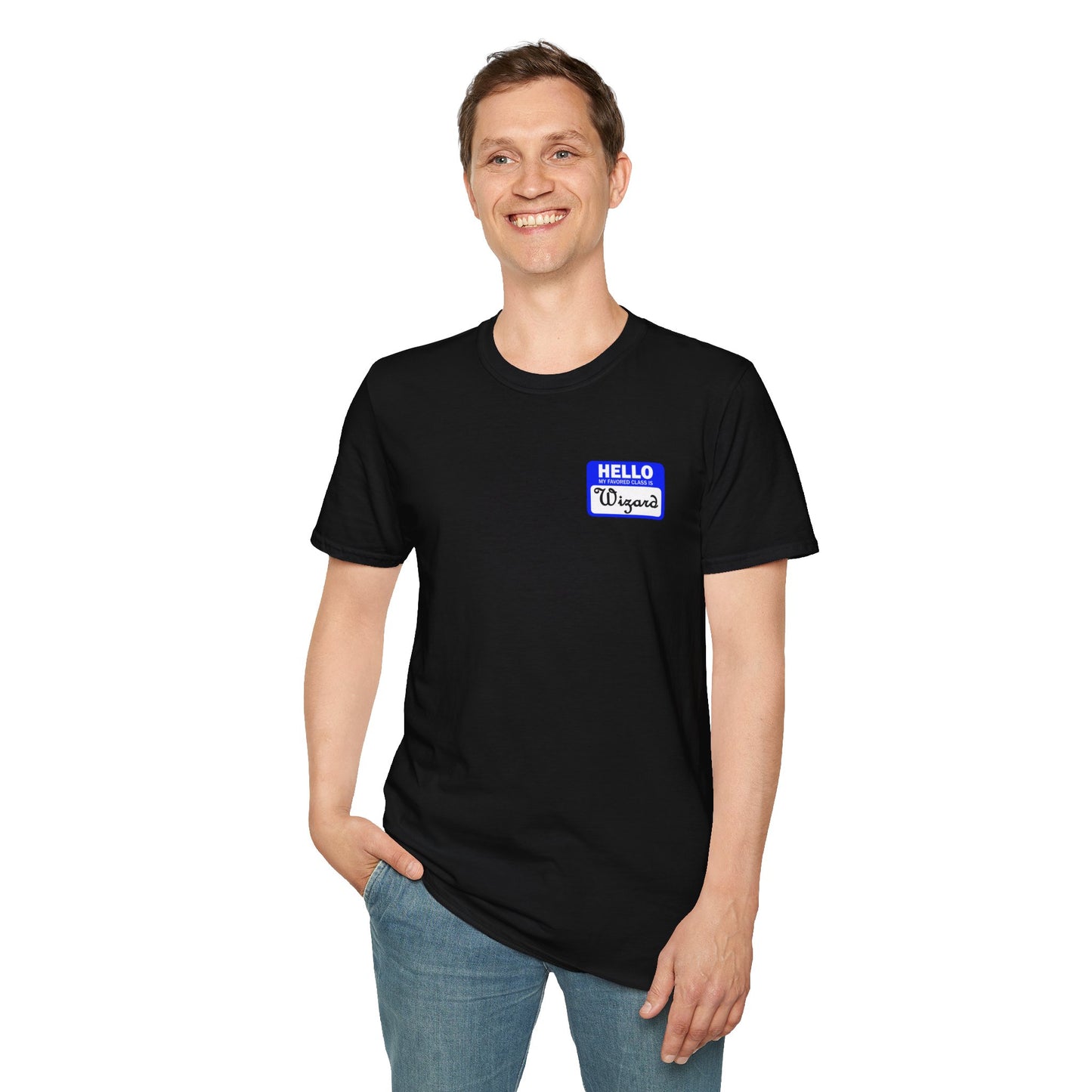 Hello My Favored Class Is Wizard Unisex Softstyle T-Shirt