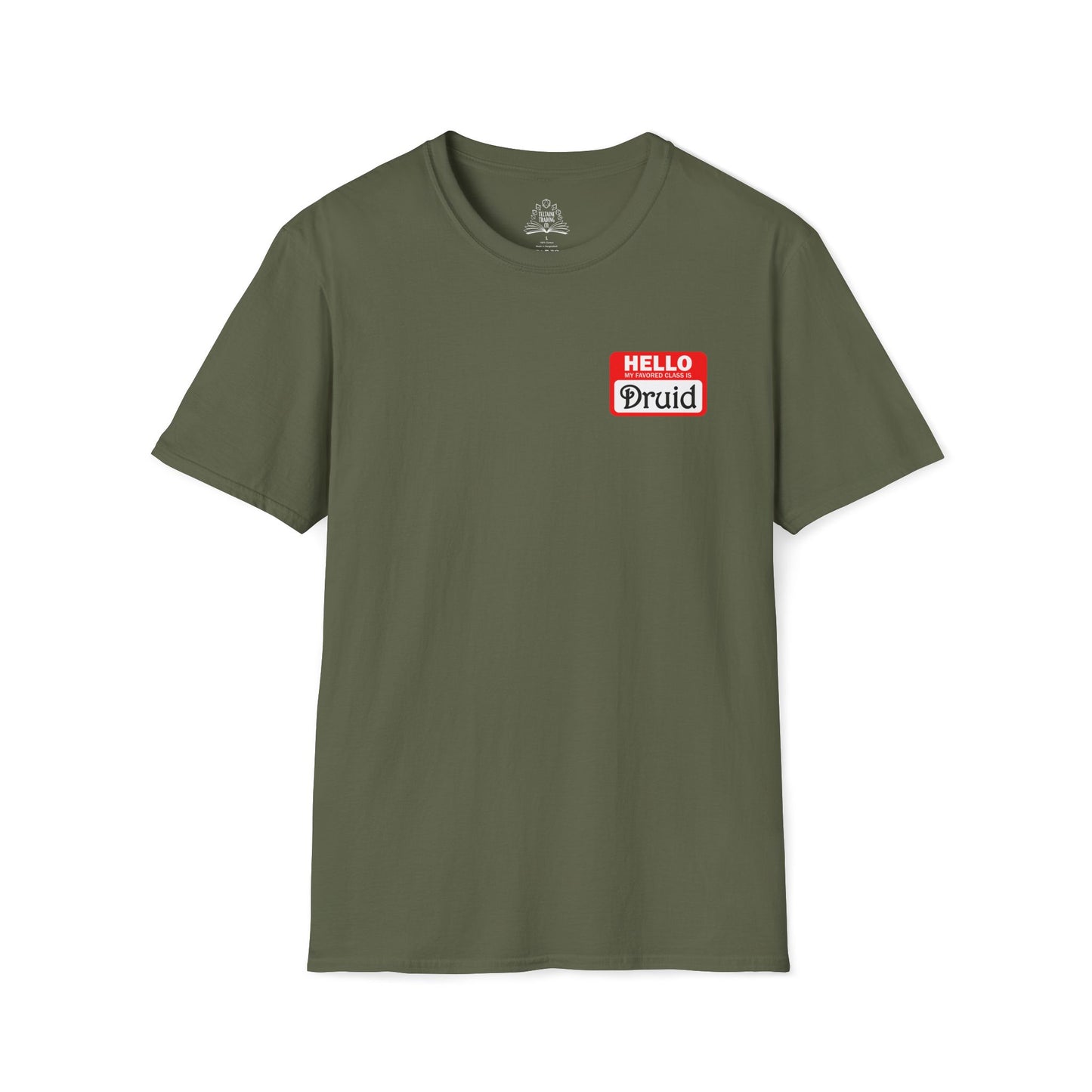 Hello My Favored Class Is Druid Unisex Softstyle T-Shirt