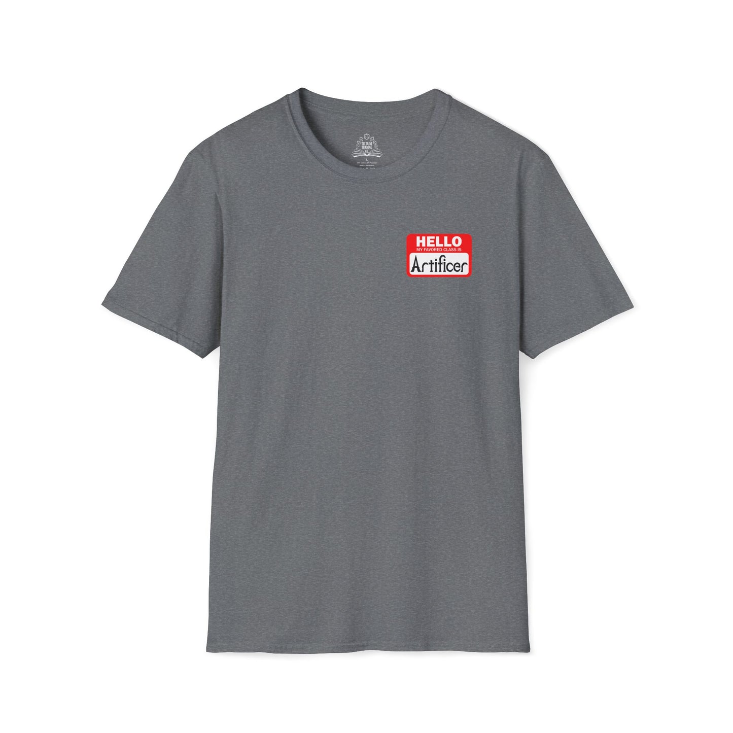 Hello My Favored Class Is Artificer Unisex Softstyle T-Shirt