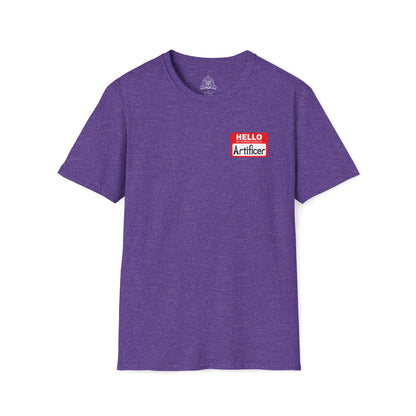 Hello My Favored Class Is Artificer Unisex Softstyle T-Shirt
