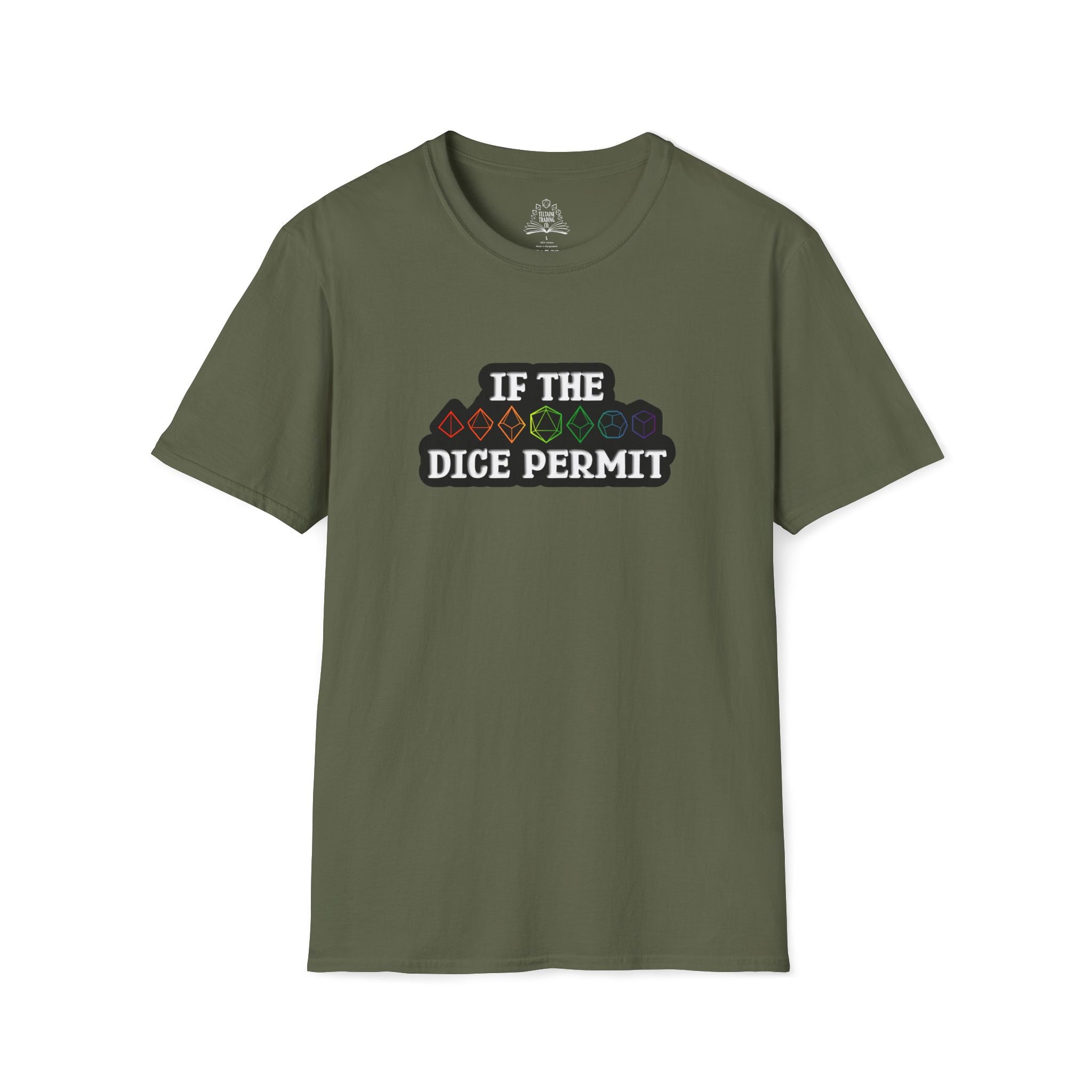 If The Dice Permit Unisex Softstyle T-Shirt