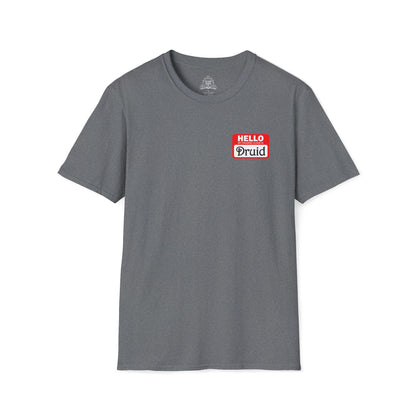 Hello My Favored Class Is Druid Unisex Softstyle T-Shirt