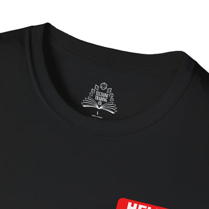 Hello My Favored Class Is Warlock Unisex Softstyle T-Shirt