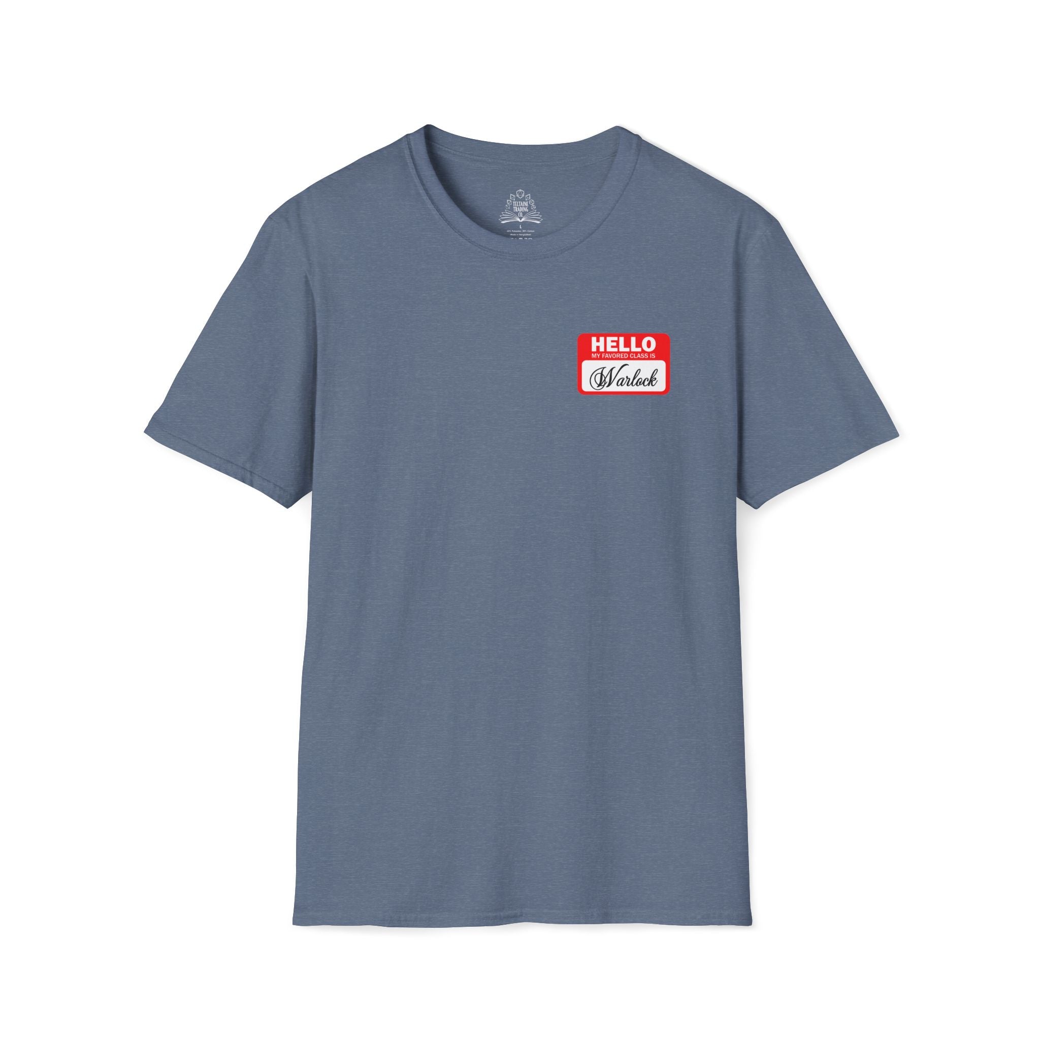 Hello My Favored Class Is Warlock Unisex Softstyle T-Shirt