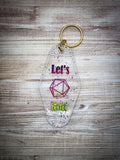 Let's Roll Keychain