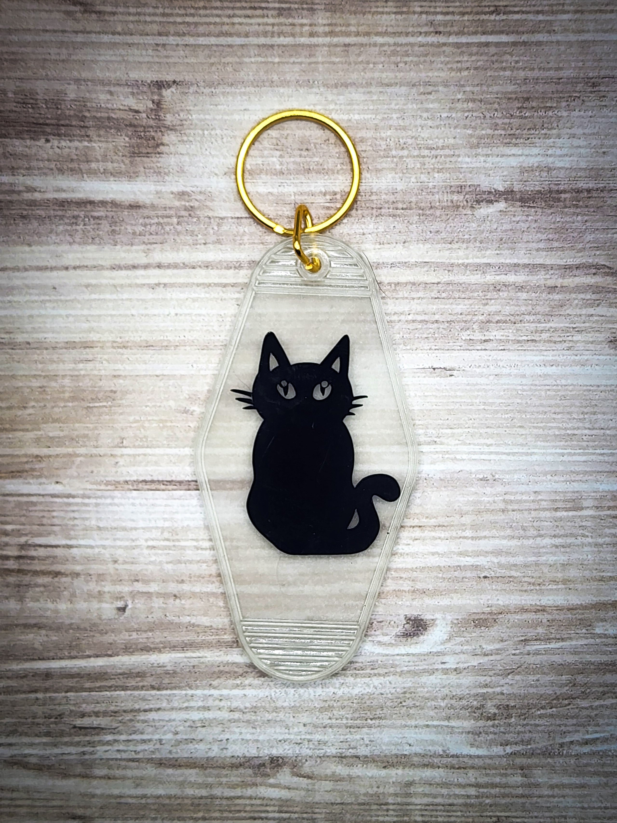 Cat Familiar Keychain