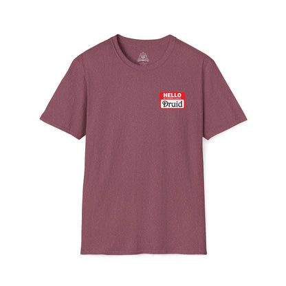 Hello My Favored Class Is Druid Unisex Softstyle T-Shirt