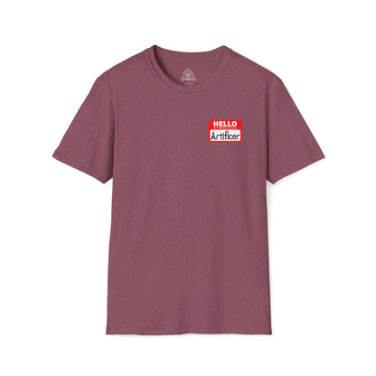 Hello My Favored Class Is Artificer Unisex Softstyle T-Shirt