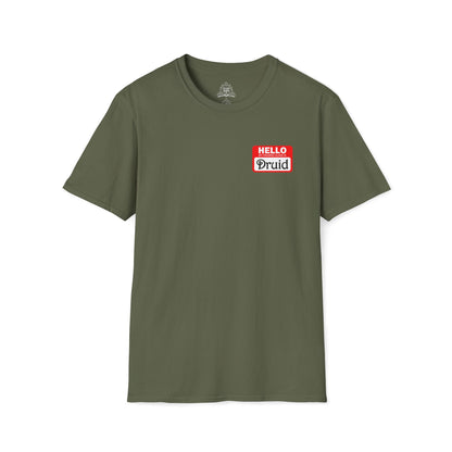 Hello My Favored Class Is Druid Unisex Softstyle T-Shirt