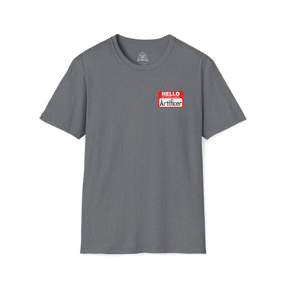 Hello My Favored Class Is Artificer Unisex Softstyle T-Shirt