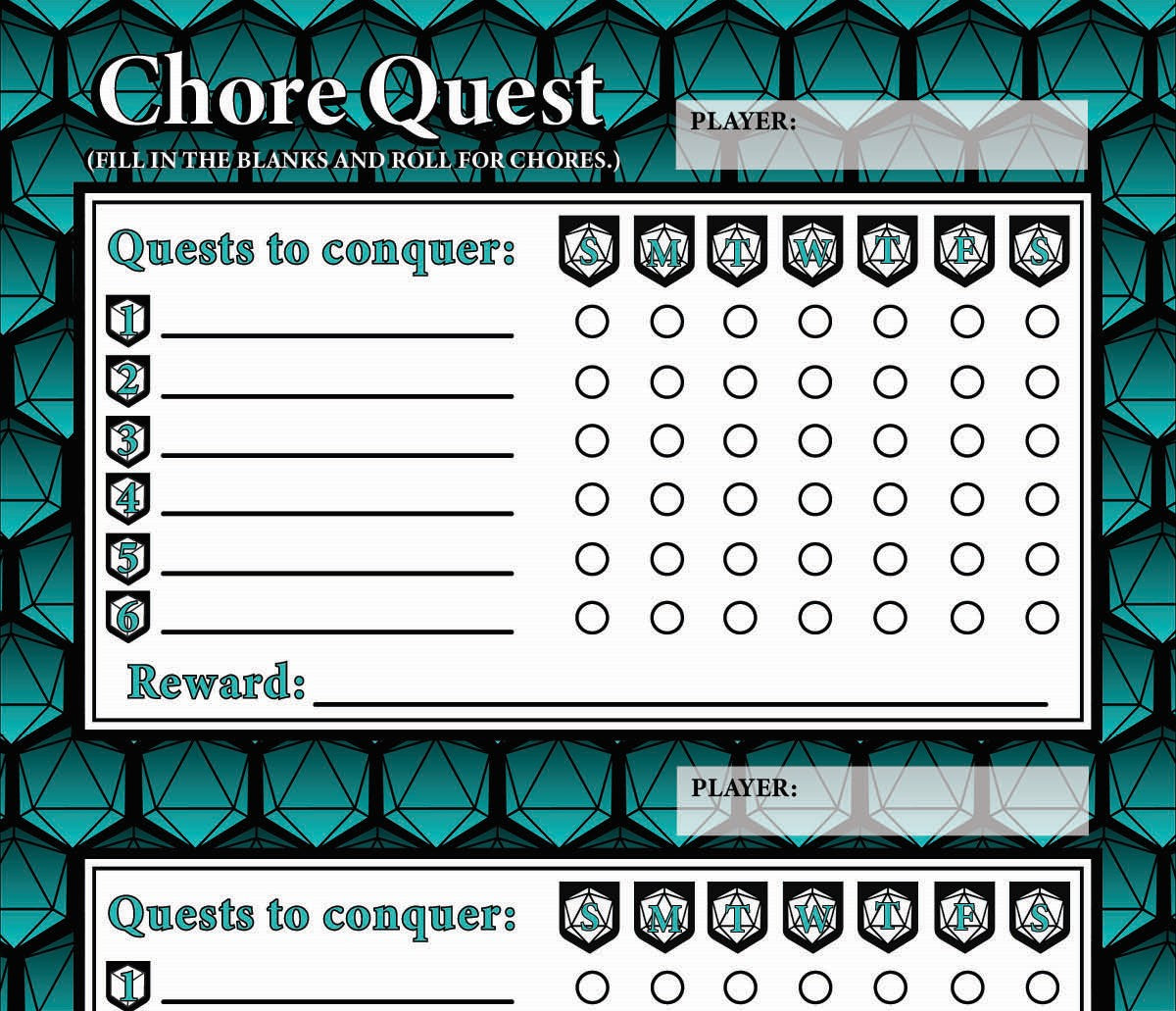 [DIGITAL] Chore Quest: D6 Multi-Player Edition