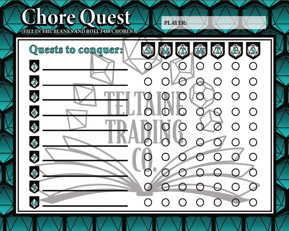 [DIGITAL] Chore Quest: D10 Edition
