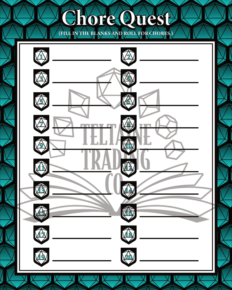 [DIGITAL] Chore Quest: D20 Edition