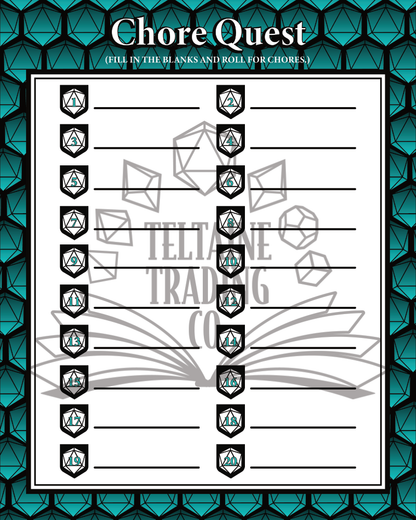 [DIGITAL] Chore Quest: D20 Edition